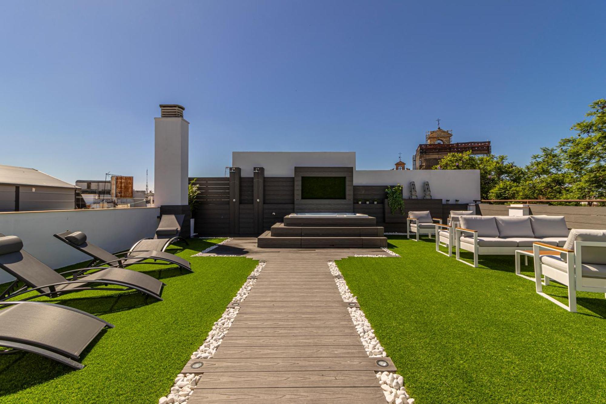 Allo Apartments Plateros Centro Jacuzzi Comunitario Jerez de la Frontera Bagian luar foto