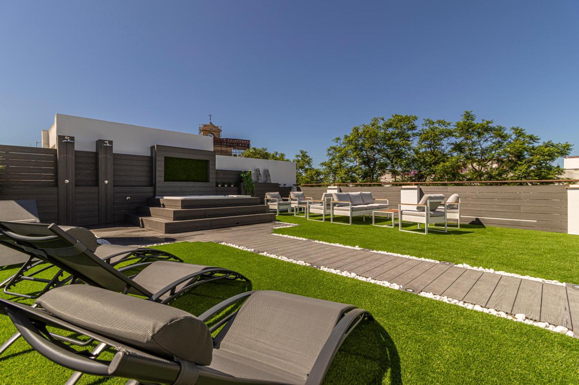 Allo Apartments Plateros Centro Jacuzzi Comunitario Jerez de la Frontera Bagian luar foto